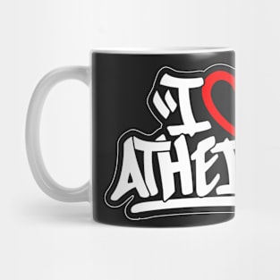 I Love Atheists by Tai's Tees Mug